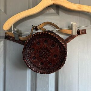 Handmade Leather Belt Bag